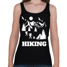 PRINTFASHION túrázás - Női atléta - Fekete női trikó