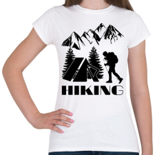 PRINTFASHION túrázás - Női póló - Fehér női póló