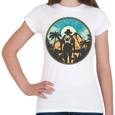 PRINTFASHION Túrázás - Női póló - Fehér