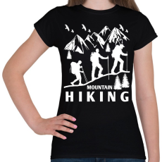 PRINTFASHION túrázás - Női póló - Fekete