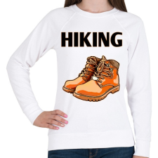 PRINTFASHION túrázás - Női pulóver - Fehér női pulóver, kardigán