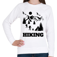 PRINTFASHION túrázás - Női pulóver - Fehér