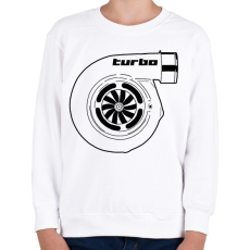 PRINTFASHION Turbo - Gyerek pulóver - Fehér