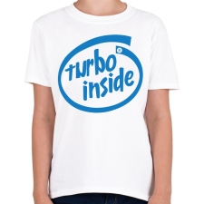 PRINTFASHION Turbo inside - Gyerek póló - Fehér gyerek póló