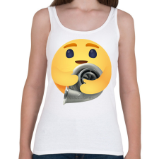 PRINTFASHION Turbó - Női atléta - Fehér női trikó