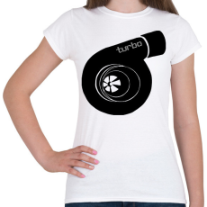 PRINTFASHION Turbo - Női póló - Fehér