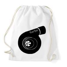 PRINTFASHION Turbo - Sportzsák, Tornazsák - Fehér tornazsák