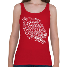 PRINTFASHION Tűzfarkas - Női atléta - Cseresznyepiros női trikó