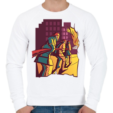 PRINTFASHION Tűzoltó - Férfi pulóver - Fehér női pulóver, kardigán