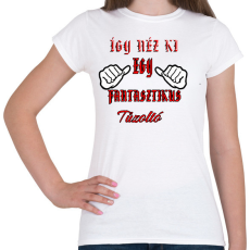 PRINTFASHION Tűzoltó - Női póló - Fehér