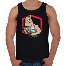 PRINTFASHION TV Troll - Férfi atléta - Fekete atléta, trikó