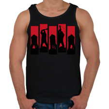 PRINTFASHION Twd Negan - Férfi atléta - Fekete atléta, trikó