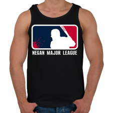 PRINTFASHION TWD - Negan Major League - Férfi atléta - Fekete atléta, trikó