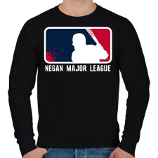 PRINTFASHION TWD - Negan Major League - Férfi pulóver - Fekete férfi pulóver, kardigán