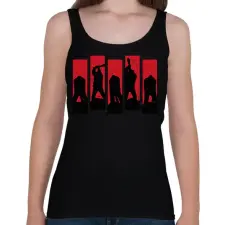 PRINTFASHION Twd Negan - Női atléta - Fekete női trikó