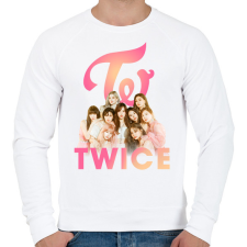 PRINTFASHION TWICE - Férfi pulóver - Fehér férfi pulóver, kardigán