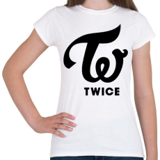 PRINTFASHION Twice - Női póló - Fehér