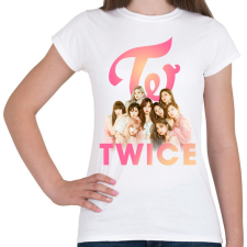 PRINTFASHION TWICE - Női póló - Fehér női póló