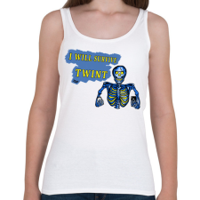 PRINTFASHION Twint - Női atléta - Fehér női trikó