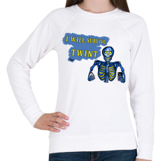 PRINTFASHION Twint - Női pulóver - Fehér