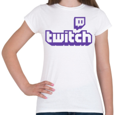 PRINTFASHION Twitch - Női póló - Fehér női póló