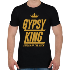 PRINTFASHION Tyson Fury - Férfi póló - Fekete