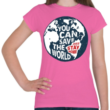 PRINTFASHION U can save the world! - Női póló - Rózsaszín női póló