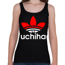 PRINTFASHION Uchiha (Adidas logo) - Női atléta - Fekete női trikó