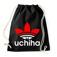PRINTFASHION Uchiha (Adidas logo) - Sportzsák, Tornazsák - Fekete tornazsák