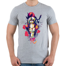PRINTFASHION uchiha itachii - Férfi póló - Sport szürke