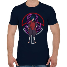 PRINTFASHION Uchiha Madara - Férfi póló - Sötétkék