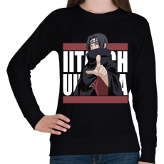 PRINTFASHION Ucsiha Itachi - Női pulóver - Fekete