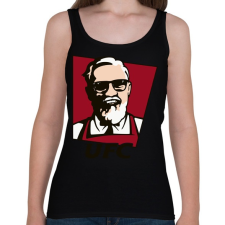 PRINTFASHION UFC CM - Női atléta - Fekete női trikó