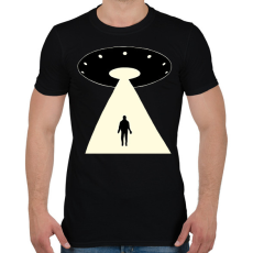 PRINTFASHION UFO - Férfi póló - Fekete
