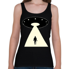 PRINTFASHION UFO - Női atléta - Fekete női trikó