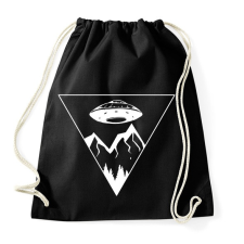 PRINTFASHION Ufo Triangle  - Sportzsák, Tornazsák - Fekete tornazsák