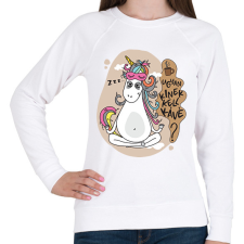 PRINTFASHION Ugyan kinek kell kávé? - Női pulóver - Fehér női pulóver, kardigán