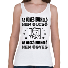 PRINTFASHION Ügyes burkoló - Női atléta - Fehér