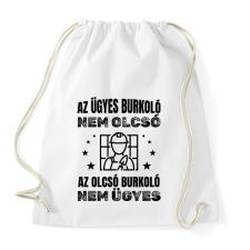 PRINTFASHION Ügyes burkoló - Sportzsák, Tornazsák - Fehér tornazsák