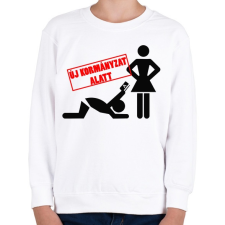 PRINTFASHION Új kormányzat alatt  - Gyerek pulóver - Fehér gyerek pulóver, kardigán
