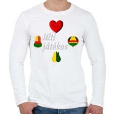PRINTFASHION Ulti játékos #2 - Férfi hosszú ujjú póló - Fehér férfi póló