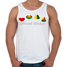 PRINTFASHION Ultisok Klubja logo - Férfi atléta - Fehér atléta, trikó