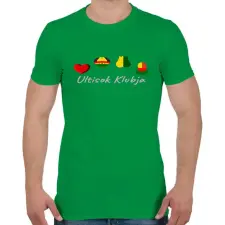 PRINTFASHION Ultisok Klubja logo - Férfi póló - Zöld férfi póló