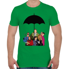 PRINTFASHION Umbrella Academy - Férfi póló - Zöld férfi póló
