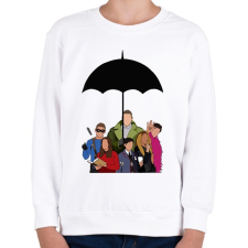 PRINTFASHION Umbrella Academy - Gyerek pulóver - Fehér gyerek pulóver, kardigán