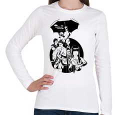 PRINTFASHION Umbrella Academy - Női hosszú ujjú póló - Fehér