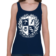 PRINTFASHION Umbrella academy shield invert - Női atléta - Sötétkék