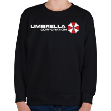 PRINTFASHION Umbrella corp - Gyerek pulóver - Fekete gyerek pulóver, kardigán