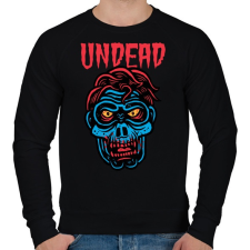 PRINTFASHION Undead - Férfi pulóver - Fekete férfi pulóver, kardigán
