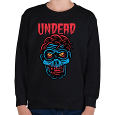 PRINTFASHION Undead - Gyerek pulóver - Fekete
